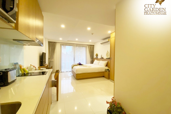 Studio near the beach. City Garden Pratumnak. Contract for 6-12 months: 9,000 baht per month