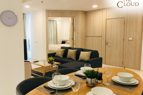 1 bedroom apartment near the beach. The Cloud. 6-12 months: 18,000 baht per month