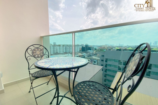 City Garden Tower. 1 bedroom. 6-12 months: 16,000 baht per month