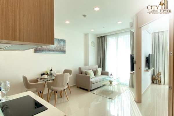 City Garden Tower. 1 bedroom. 27th floor.  6-12 months: 19,000 baht per month