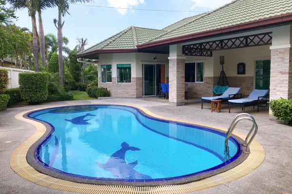 Greenfield village. 3 bedrooms Pool Villa, Soi Siam Country Club. Price reduced from 9.5m baht