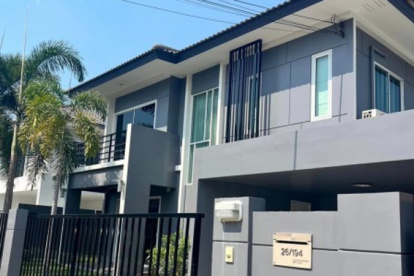 Baan Pruksa Nara Chaiyaphruek 2-Jomtien. 3 bedrooms house. Year contract