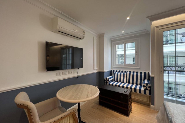 Seven Sea 2. Fully furnished studio. 5th floor. 1 year - 12,000 baht/month