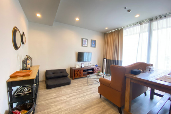 Baan Plai Haad. Corner 1 bedroom apartment 50 meters from the beach. Sea view and Sanctuary of Truth. Year contract