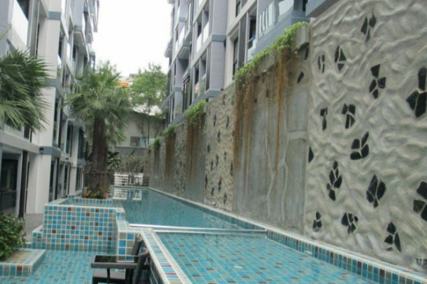 Siam Oriental Tropical Garden. Studio, 5st floor. Year contract -  8 000 baht per month